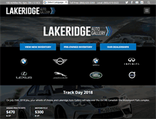 Tablet Screenshot of lakeridge.com